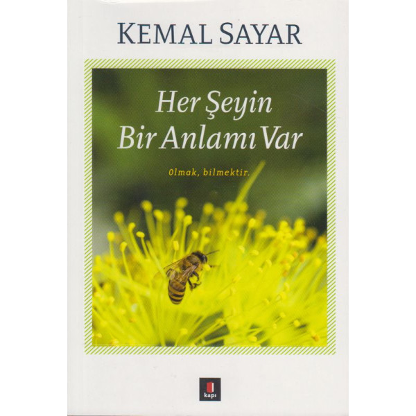 Her Şeyin Bir Anlamı Var Olmak Bilmektir