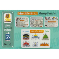 Egitime Yardimci Oyuncak Mescidlerimiz Ahsap Puzzle 2 Yas ve Üzeri