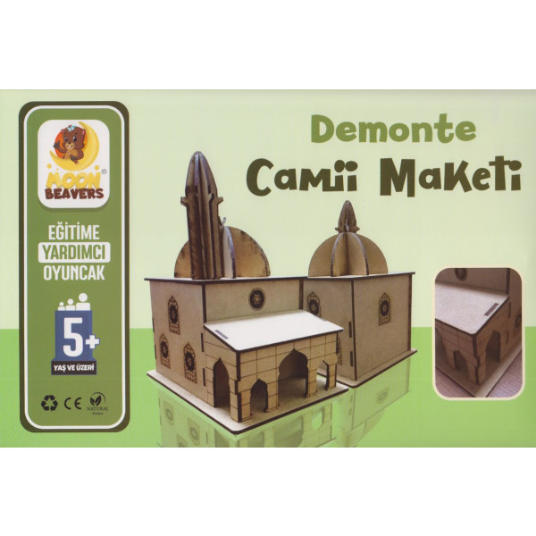 Egitime Yardimci Oyuncak Ahsap Demonte Cami Maketi 5 Yas ve Üzeri