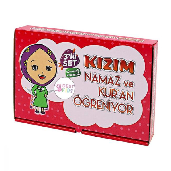 Kizim Namaz ve Kuran Ögreniyor 3 lü Set