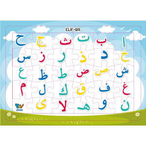 4-6 Yaş Elif Ba 30 Parça Puzzle